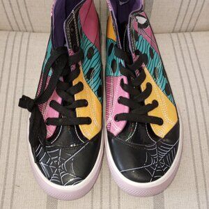 'Nightmare Before Christmas' Disney Canvas High Top Sneaker Size 8 New